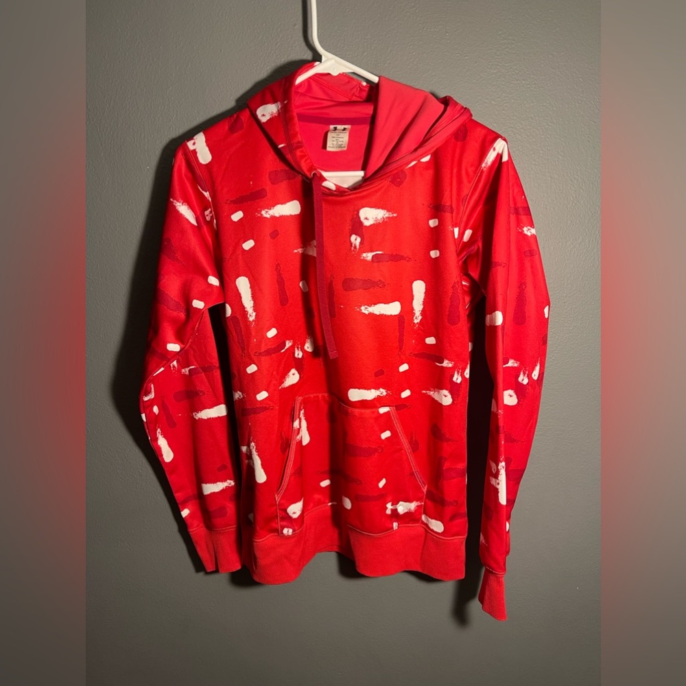 Under Armour Small Red Hoodie Sweater
